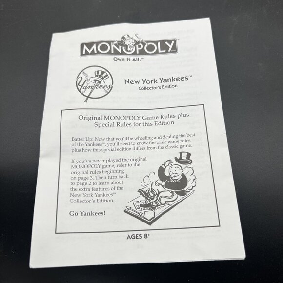 Monopoly: New York Yankees Collector's Edition (2001 Hasbro) - Picture 12 of 13